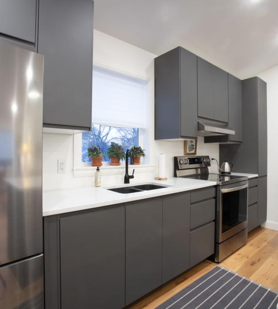 Secondary suite kitchen layout